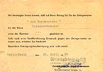 Zwingerschutzkarte